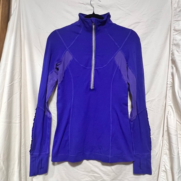 Lululemon Run Dash Fleece 1/2 Zip Jacket Activewear Running Training Yoga Gym - Picture 2 of 10